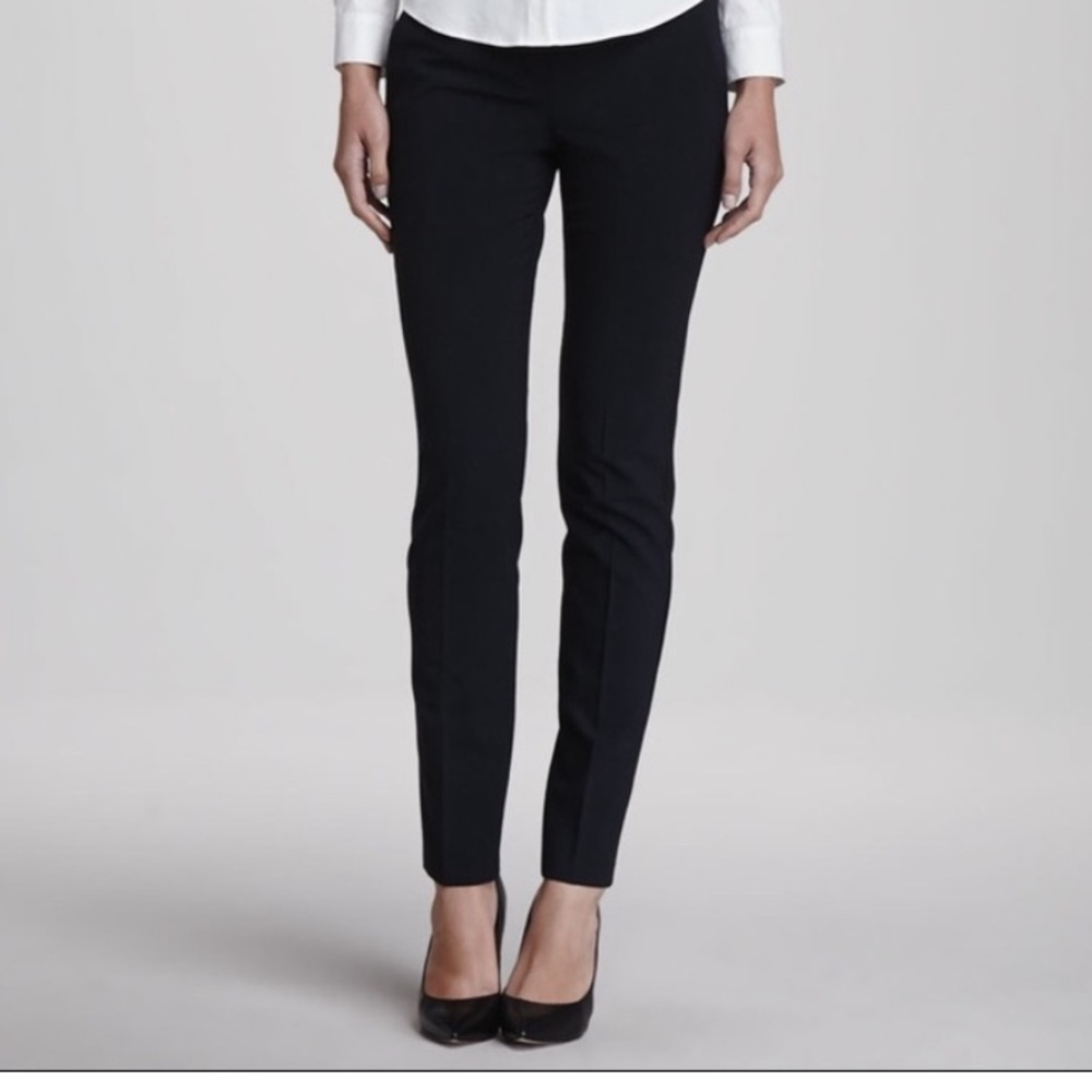 Theory Black Slim Ankle Pants